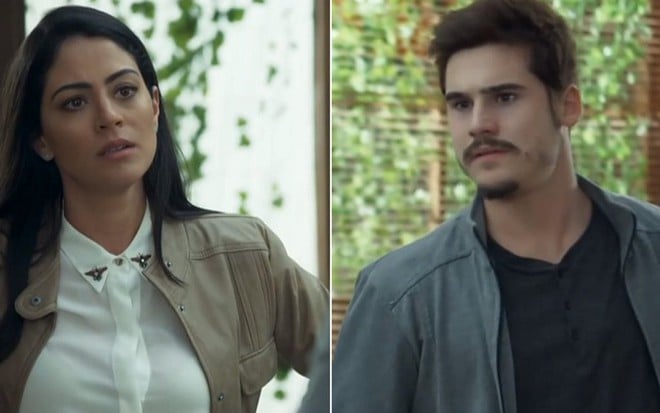 Waleska (Carol Castro) e Samuca (Nicolas Prattes) formarão novo casal de O Tempo Não Para - Reprodução/TV Globo