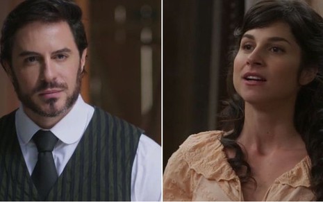 Xavier (Ricardo Tozzi) cortará os cabelos de Mariana (Chandelly Braz) bem curtos em Orgulho e Paixão  - Reprodução/TV Globo