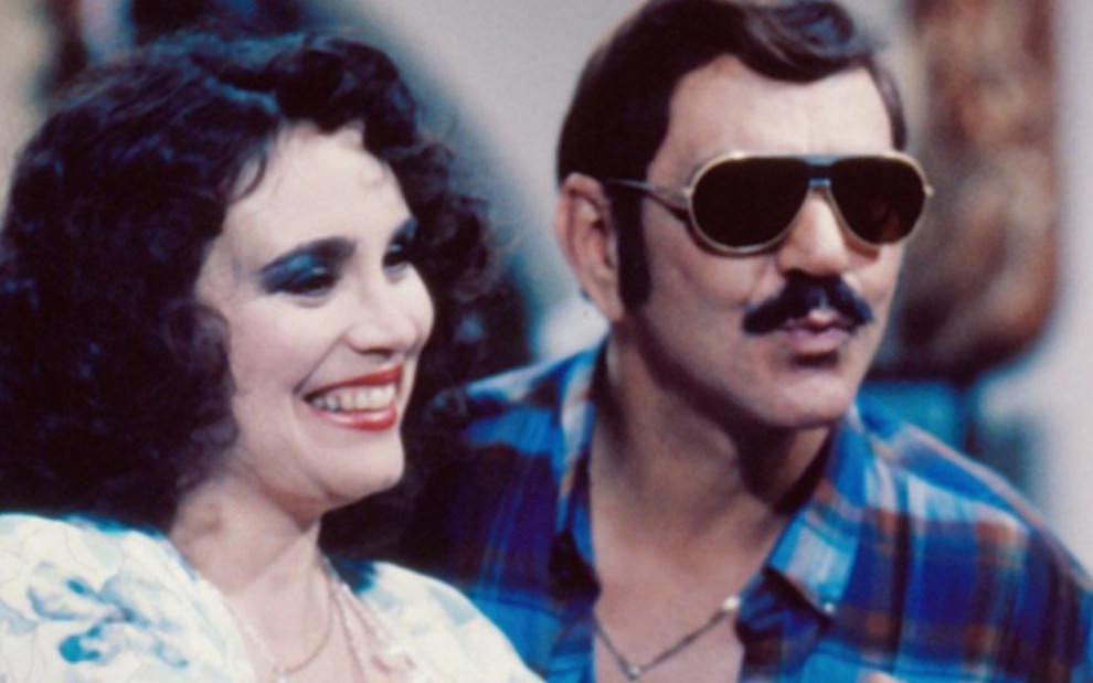 Os atores Regina Duarte e Lima Duarte na versão de 1985 de Roque Santeiro, liberada para ir ao ar