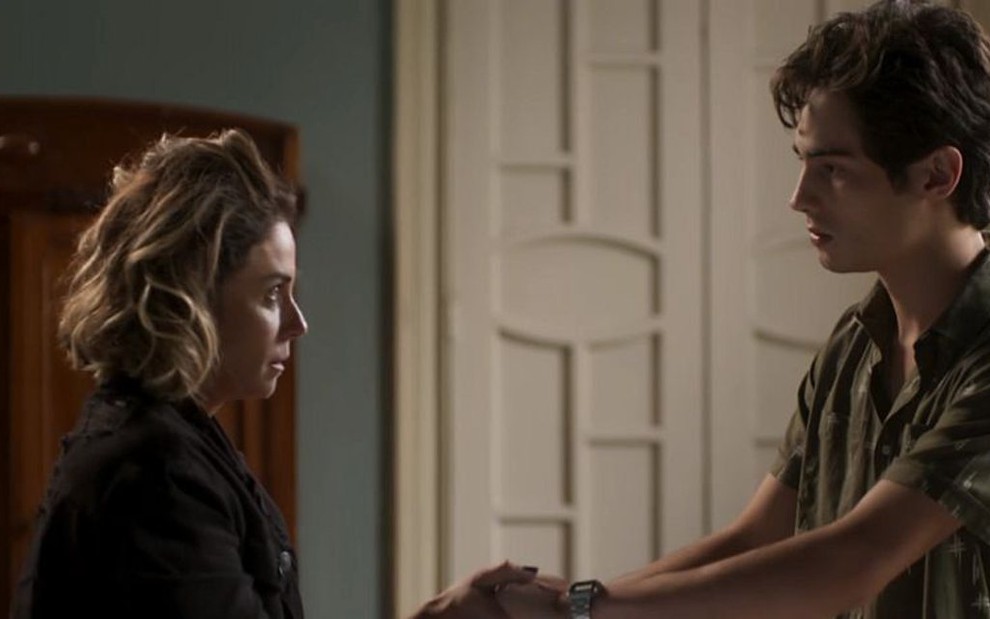 Valentim (Danilo Mesquita) pedirá perdão a Luzia (Giovanna Antonelli) em cena de Segundo Sol - Reprodução/TV Globo
