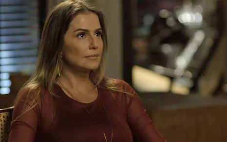 Karola (Deborah Secco) revelará esquema de tráfico da cafetina em cena de Segundo Sol - Reprodução/TV Globo