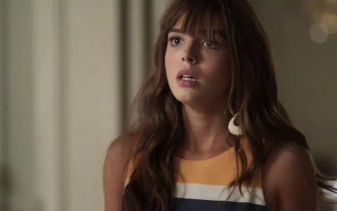 Rochelle (Giovanna Lancellotti) inventará que o tio tentou atacá-la em Segundo Sol - Reprodução/TV Globo