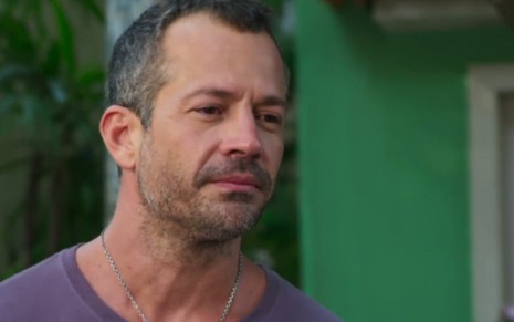 Malvino Salvador (Apolo) em cena de Haja Coração, novela das sete da Globo - Reprodução/TV Globo