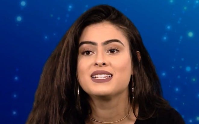 Participante do Big Brother Brasil 19, Hana Khalil já fez campanha contra a Globo no Twitter - REPRODUÇÃO/TV GLOBO