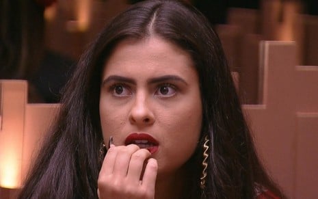 Hana Khalil virou assunto na estreia do Big Brother Brasil 19: única participante adepta do veganismo - REPRODUÇÃO/TV GLOBO