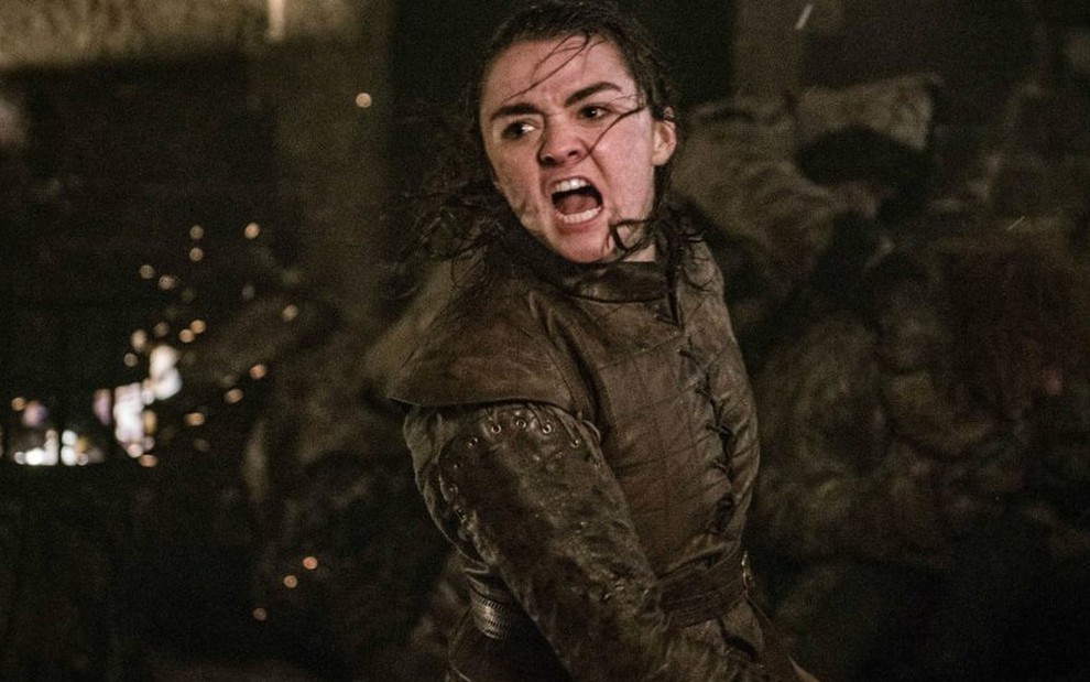 Maisie Williams como Arya Stark em Game of Thrones: atriz não retomará personagem em série nova - Divulgação/HBO
