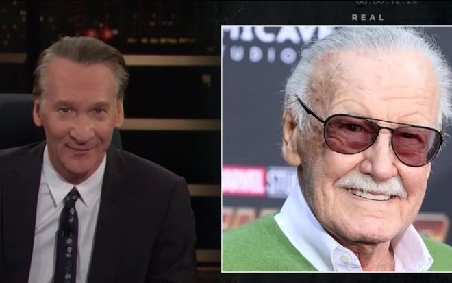 O apresentador e comediante Bill Maher respondeu aos fãs de Stan Lee no programa Real Time  - Reprodução/HBO