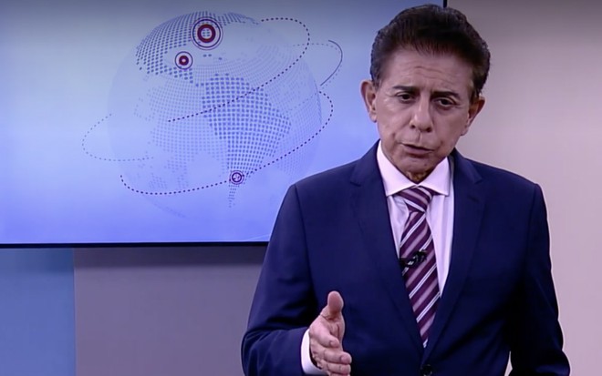 Heródoto Barbeiro no Jornal da Record News: Record estuda lançar novo canal de notícias até 2020 - Reprodução/Record News