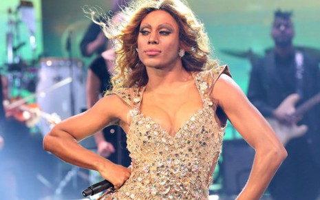 Ícaro Silva chocou o público e os jurados ao interpretar Beyoncé no Show dos Famosos - Divulgação/TV Globo