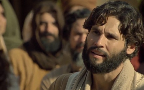 Dudu Azevedo interpreta Jesus na novela bíblica da Record: ator já encerrou gravações da trama - Reprodução/Record
