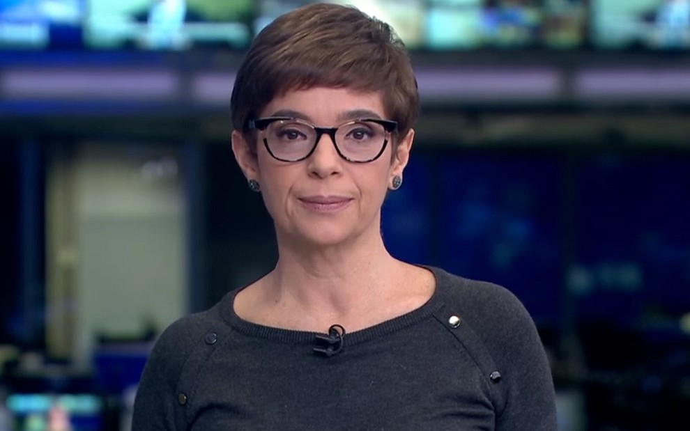 Renata Lo Prete no Jornal da Globo, um dos programas que perderam para o SBT ontem (9) - REPRODUÇÃO/TV GLOBO