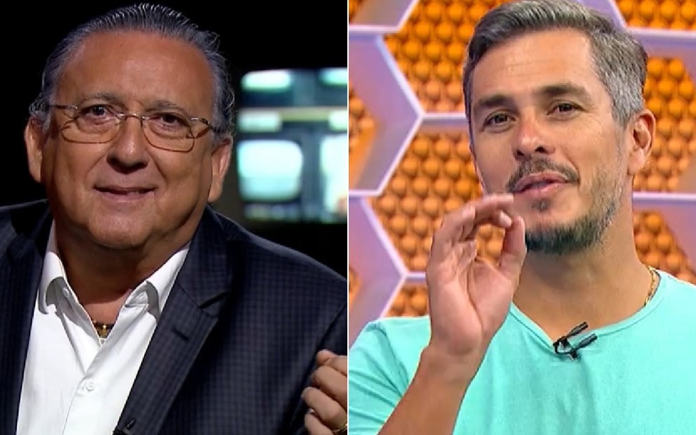 O flamenguista Galvão Bueno e o corintiano Ivan Moré: jornalistas que confessaram os times que torcem - REPRODUÇÃO/TV GLOBO