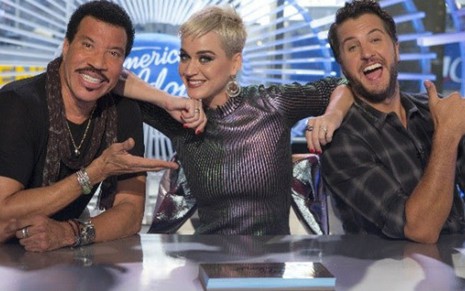 Lionel Richie, Katy Perry e Luke Bryan são os novos jurados do reality American Idol - Divulgação/Sony