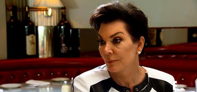 A socialite Kris Jenner em cena da atual temporada do reality Keep Up With the Kardashians - Reprodução/E!
