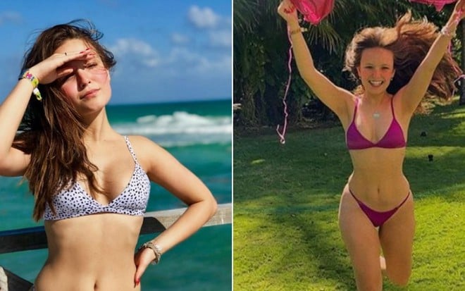 Após completar 18 anos de idade, Larissa Manoela passou a exibir a boa forma em seu Instagram - REPRODUÇÃO/INSTAGRAM