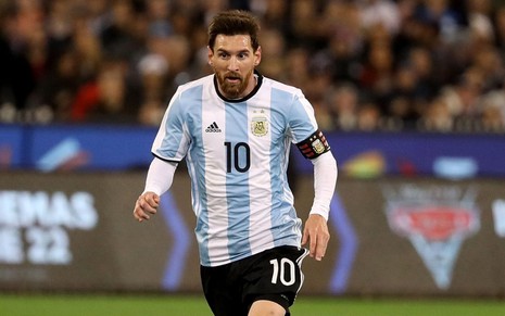 Camisa 10 da seleção argentina, Lionel Messi comanda a equipe na estreia da Copa América 2019 - REPRODUÇÃO/FACEBOOK-MESSI