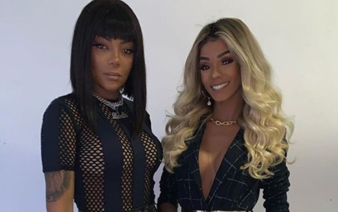 Ludmilla e bailarina Brunna Gonçalves; casal assumiu relacionamento de sete meses às vésperas do Dia dos Namorados - REPRODUÇÃO/INSTAGRAM