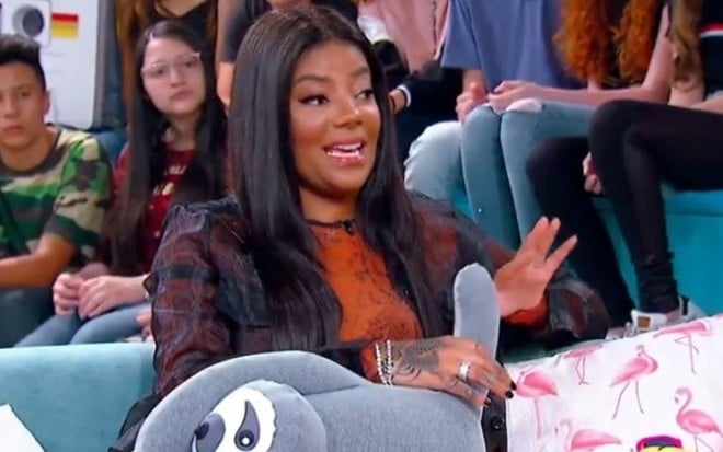 A funkeira Ludmilla participa do Programa da Maisa e diz que fãs já a confundiram com Anitta - REPRODUÇÃO/SBT