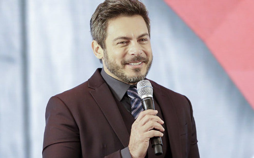 Luigi Baricelli no lançamento do reality show À Primeira Vista, que estreia na Band dia 22 - Divulgação/Band