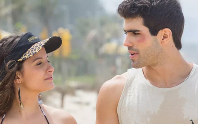 Amanda de Godoi (Nanda) e Juliano Laham (Rômulo) em Malhação; casal ficará junto no final - Reprodução/TV Globo