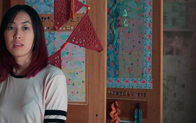 Ana Hikari (Tina) na temporada Viva a Diferença de Malhação; estudante pedirá abrigo a amiga - Reprodução/TV Globo
