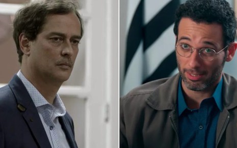 Edgar (Marcello Antony) e Bóris (Mouhamed Harfouch) vão se enfrentar em Malhação - Reprodução/TV Globo