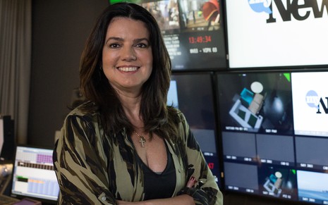 A jornalista Mara Luquet largou a Globo em 2017 para se dedicar a um canal de notícias no YouTube - Divulgação