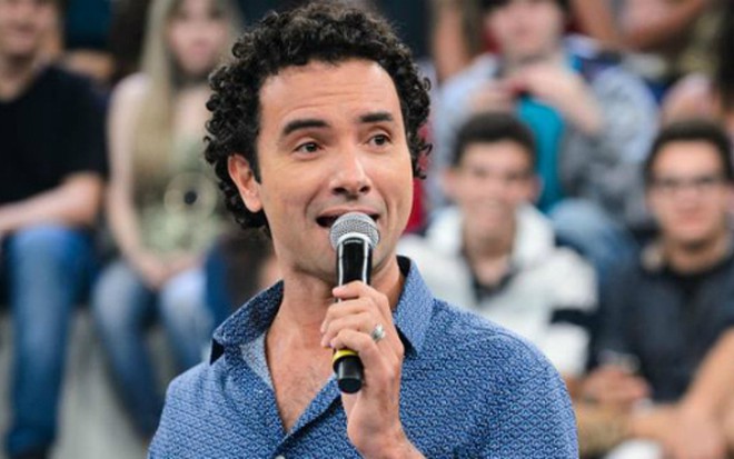 O comediante Marco Luque durante participação no programa Altas Horas, da Globo - Reprodução/Globo