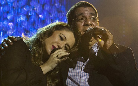 Maria Rita e Zeca Pagodinho fazem dueto durante o Globo de Ouro Palco Viva Samba - Fotos Marcelo Tabach/Viva