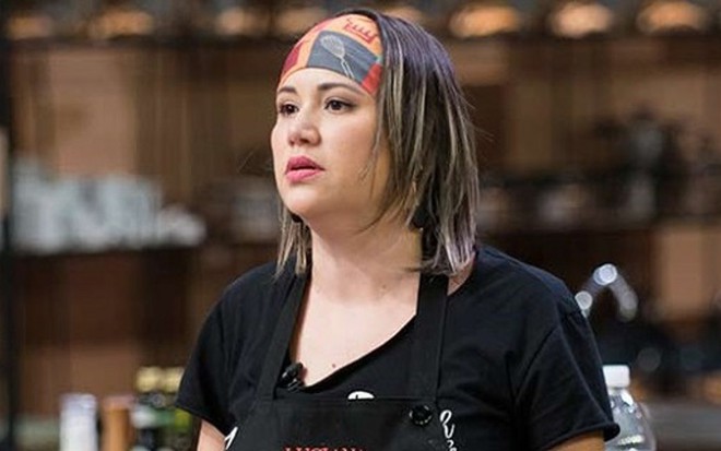 Luciana Braga se saiu mal na prova eliminatória e teve que deixar o MasterChef ontem (4) - Carlos Reinis/Band