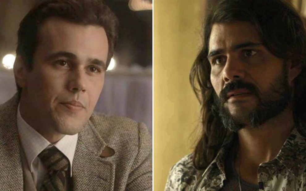 Vicente (Bruno Ferrari) de Tempo de Amar e Mariano (Juliano Cazarré) 'ressuscitarão' na TV - Reprodução/TV Globo