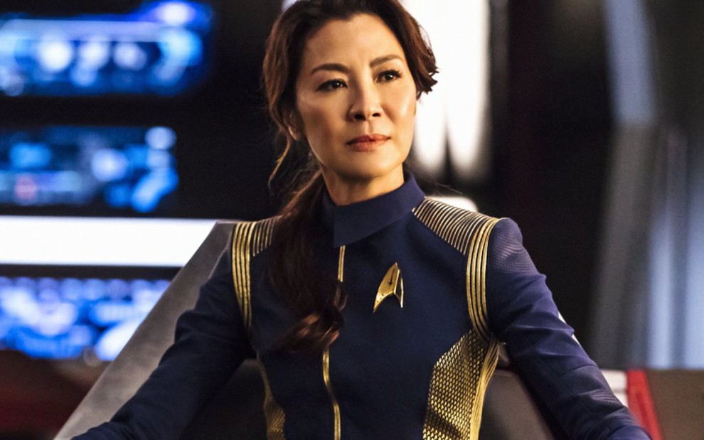 Michelle Yeoh em cena de Star Trek: Discovery como a capitã Philippa Georgiou - Divulgação/CBS All Access