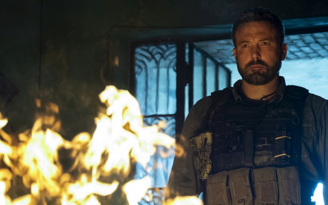 O ganhador do Oscar Ben Affleck em cena do longa Operação Fronteira, sucesso da Netflix - Melinda Sue Gordon/Netflix