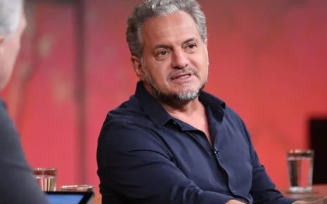 Breno Silveira, responsável pela série 1 Contra Todos, indicada ao Emmy Internacional, em entrevista a Pedro Bial - Reprodução/TV Globo