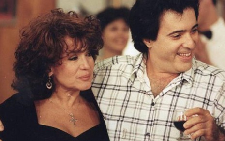 Suzana Vieira e Tony Ramos, dois dos principais atores de A Próxima Vítima, de 1995` - Divulgação/TV Globo