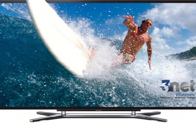 Modelo da Sony de TV de 84 polegadas com resolução 4K, com definição quatro vezes superior à Full HD  - Reprodução/Sony
