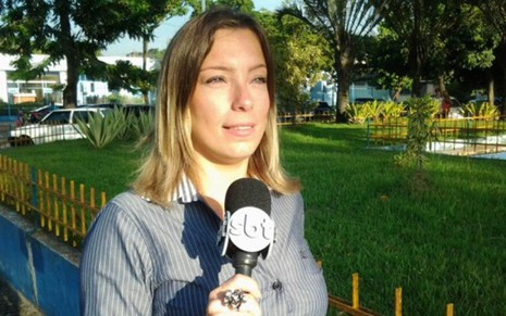 A jornalista Melissa Munhoz, que é repórter do SBT Rio de Janeiro - Arquivo pessoal/Facebook