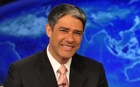 William Bonner no JN em 2011, último ano em que o telejornal foi visto pela maioria na Grande SP - João Cotta/TV Globo