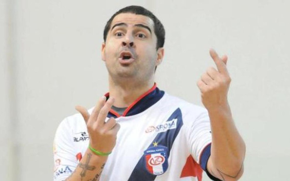 O pivô Vander Carioca, do Joinville, é o artilheiro da Liga Futsal, com 22 gols - Divulgação/CBFS