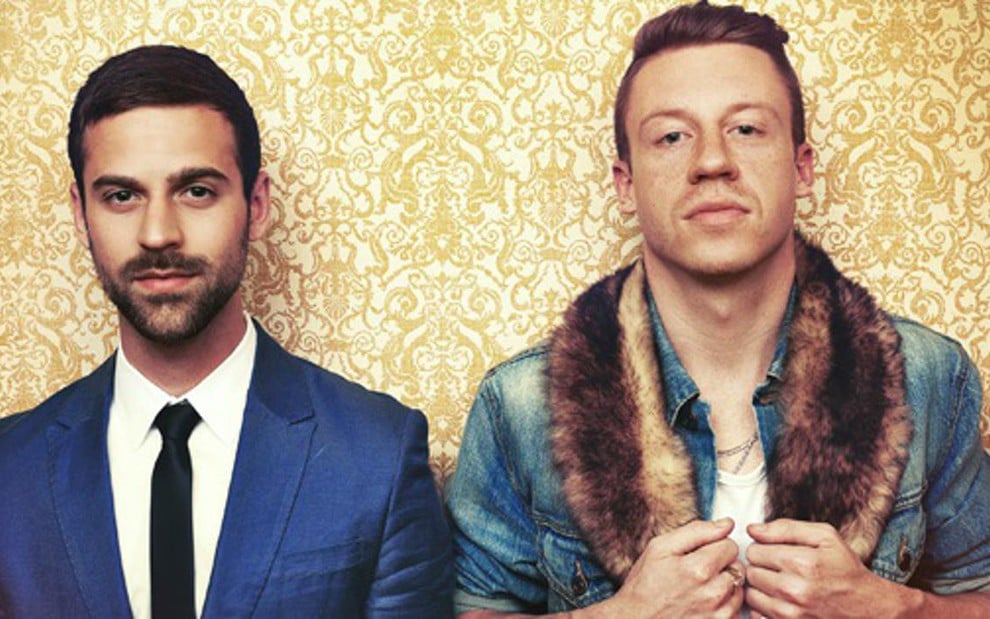 O duo de rappers Macklemore & Ryan Lewis, indicado em seis categorias no American Music Awards - Divulgação