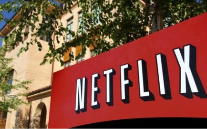 Placa na sede da Netflix em Los Gatos, Califórnia, nos Estados Unidos - Divulgação/Netflix