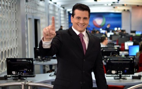 Gustavo Marques, apresentador do RJ no Ar, telejornal líder de audiência no Rio de Janeiro - Divulgação/TV Record