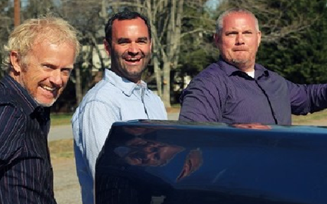 Jerry Bentley, Anthony Lockhart e Kevin Annas são os protagonistas de Church Rescue - Divulgação/Church Hoppers