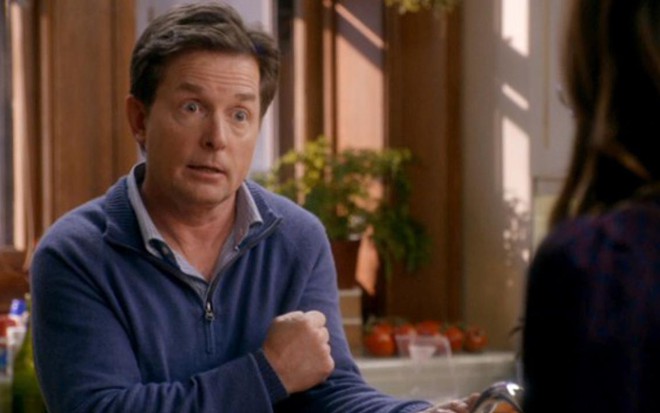 O ator Michael J. Fox em cena da série que leva seu nome, uma das principais atrações do Comedy Central - Reprodução