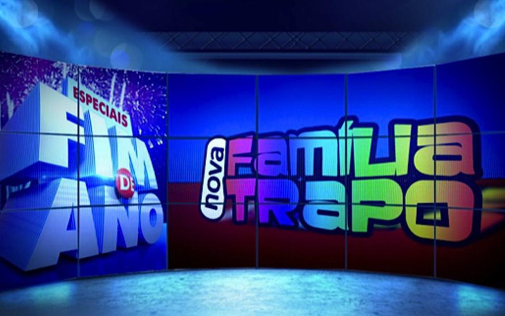 Detalhe da capa do plano comercial da Nova Família Trapo, que terá Rafael Cortez como protagonista - Reprodução/TV Record