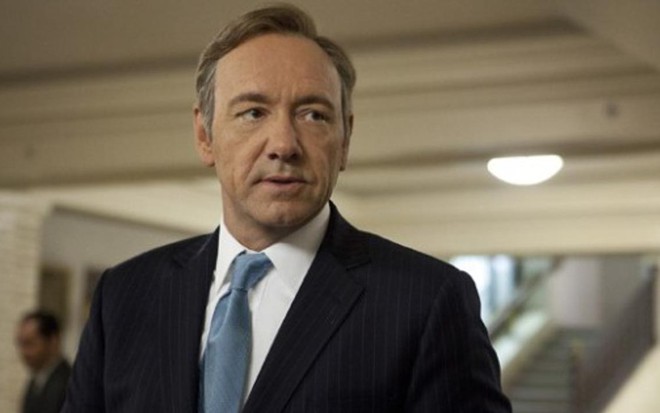 O ator Kevin Spacey como Frank Underwood em House of Cards, série original da Netflix - Divulgação/Netflix