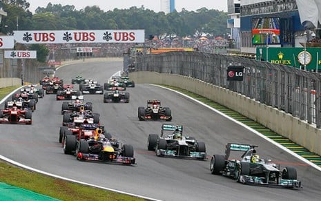 Largada do Grande Prêmio do Brasil de Fórmula 1, no Autódromo de Interlagos, em São Paulo - Divulgação/FIA