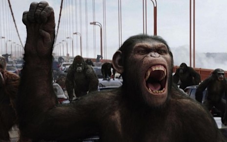 Cena de Planeta dos Macacos - A Origem, filme da Fox que deverá ser exibido pela Globo em 2014 - Divulgação