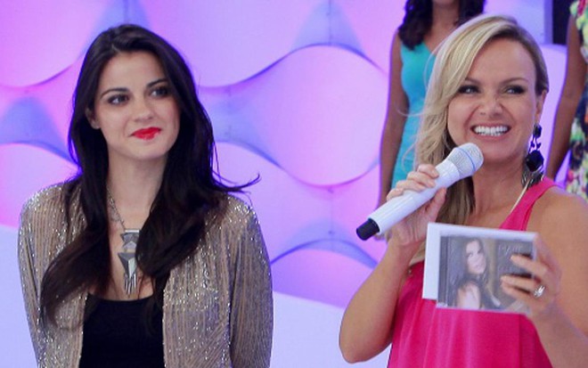 A cantora e atriz mexicana Maite Perroni participa do programa Eliana, do SBT - Lourival Ribeiro/SBT