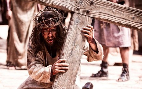 O ator português Diogo Morgado interpreta Jesus na série norte-americana A Bíblia, exibida pela Record - Divulgação/TV Record
